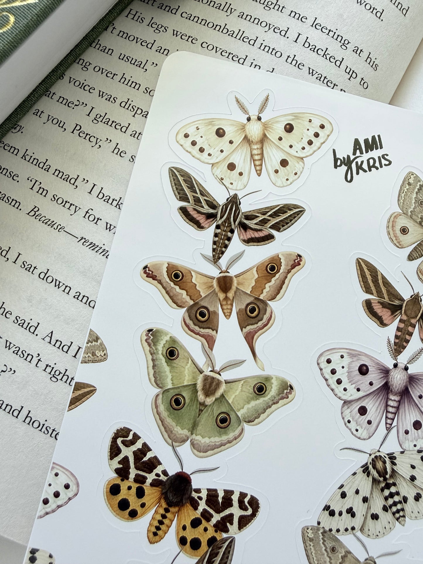 Fantasy Moths Ornate Sticker Sheet II