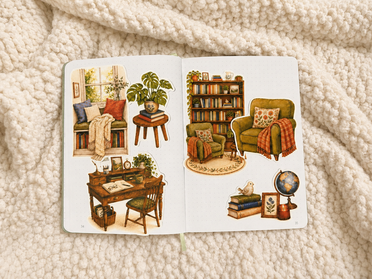 Cozy Reading Corner Printable