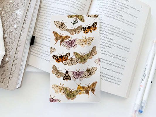 Fantasy Moths Ornate Sticker Sheet I