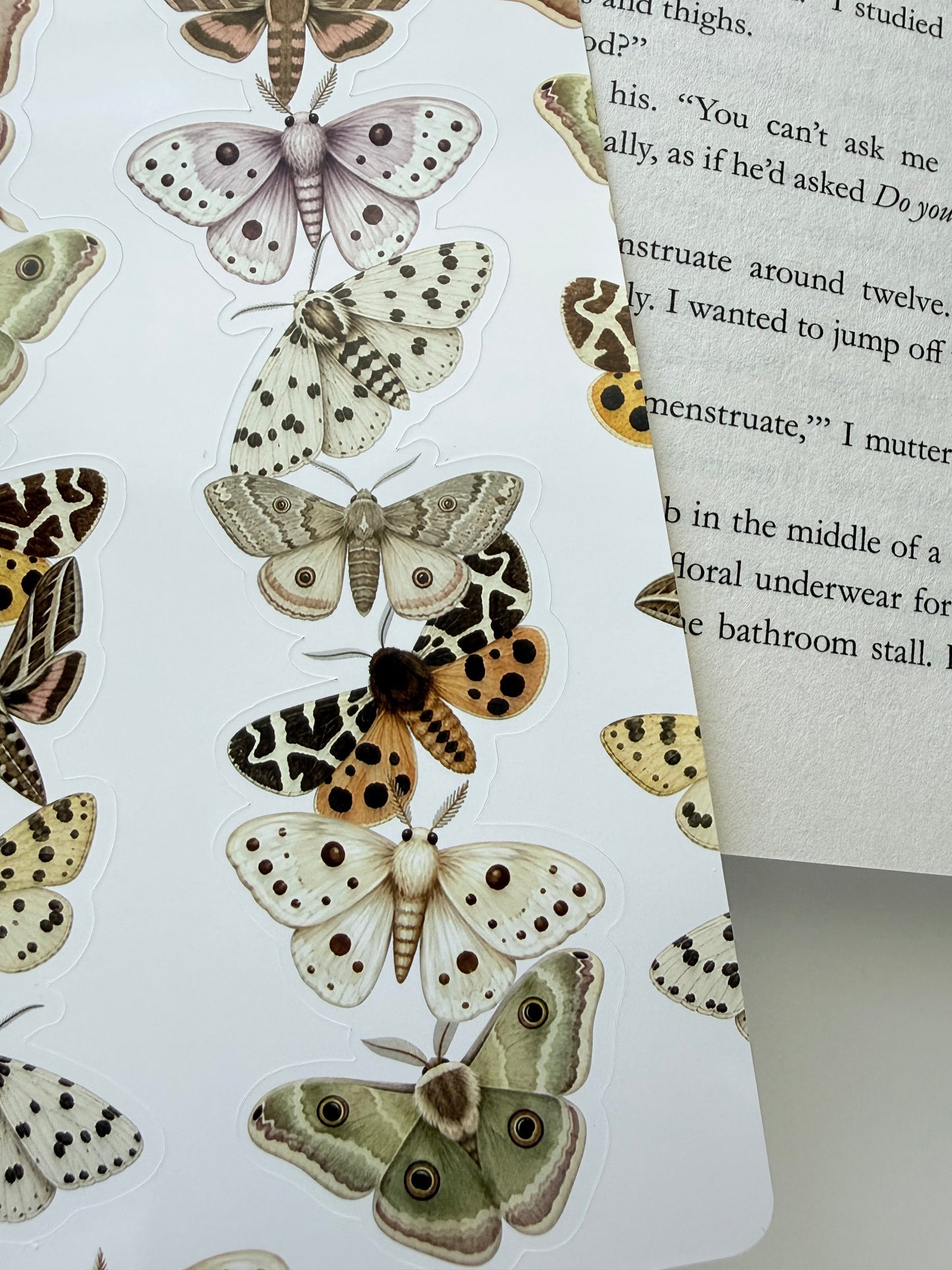 Fantasy Moths Ornate Sticker Sheet II