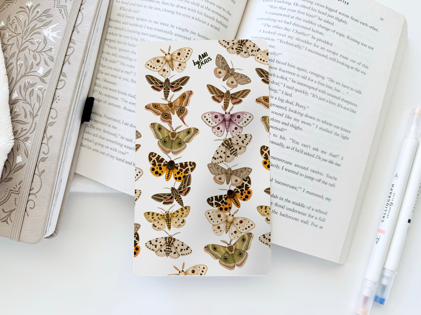 Fantasy Moths Ornate Sticker Sheet II