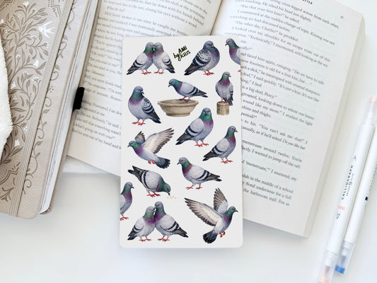 Pigeons Sticker Sheet
