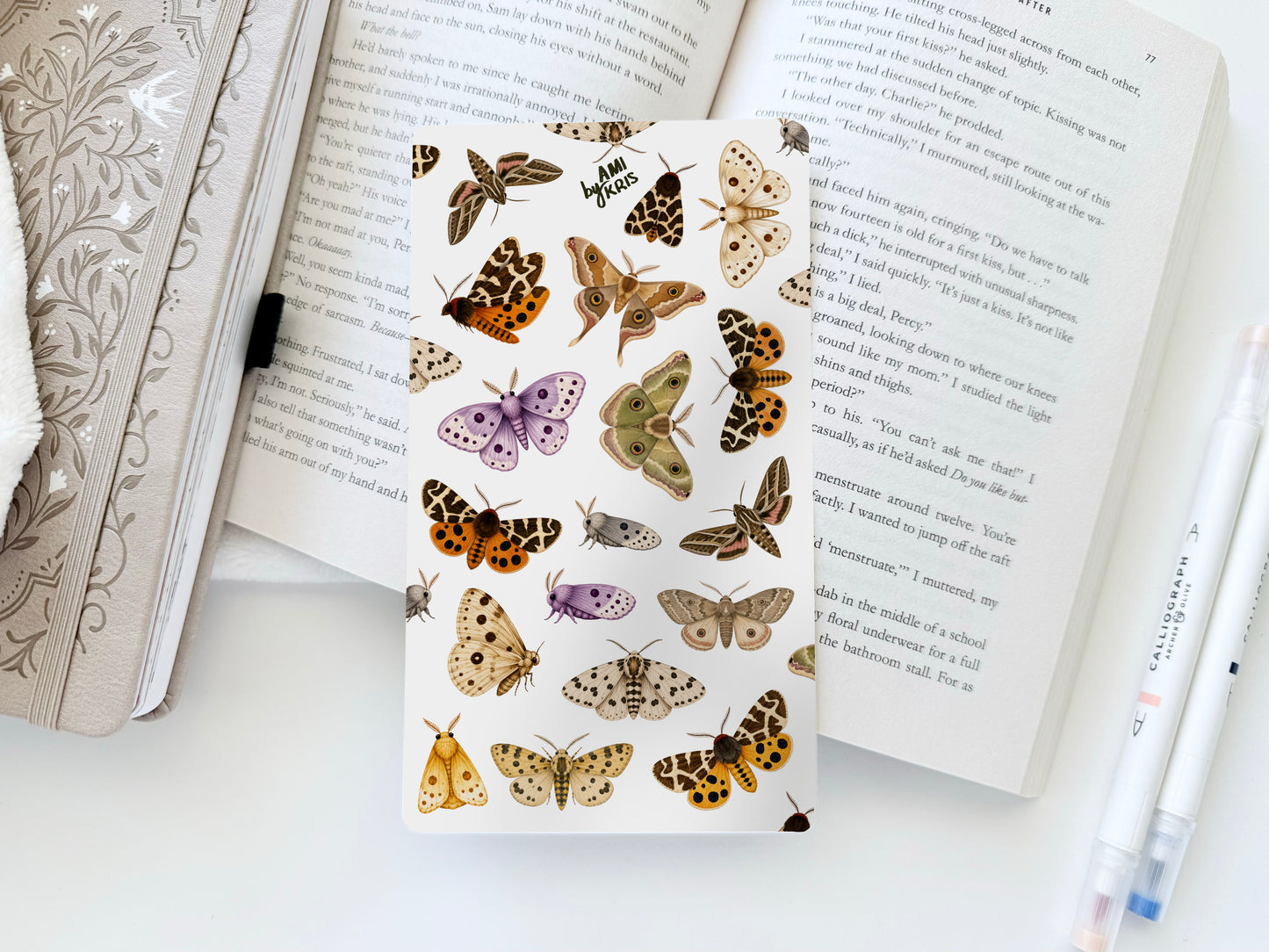 Fantasy Moths Sticker Sheet